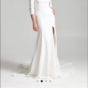 Simple wedding dress